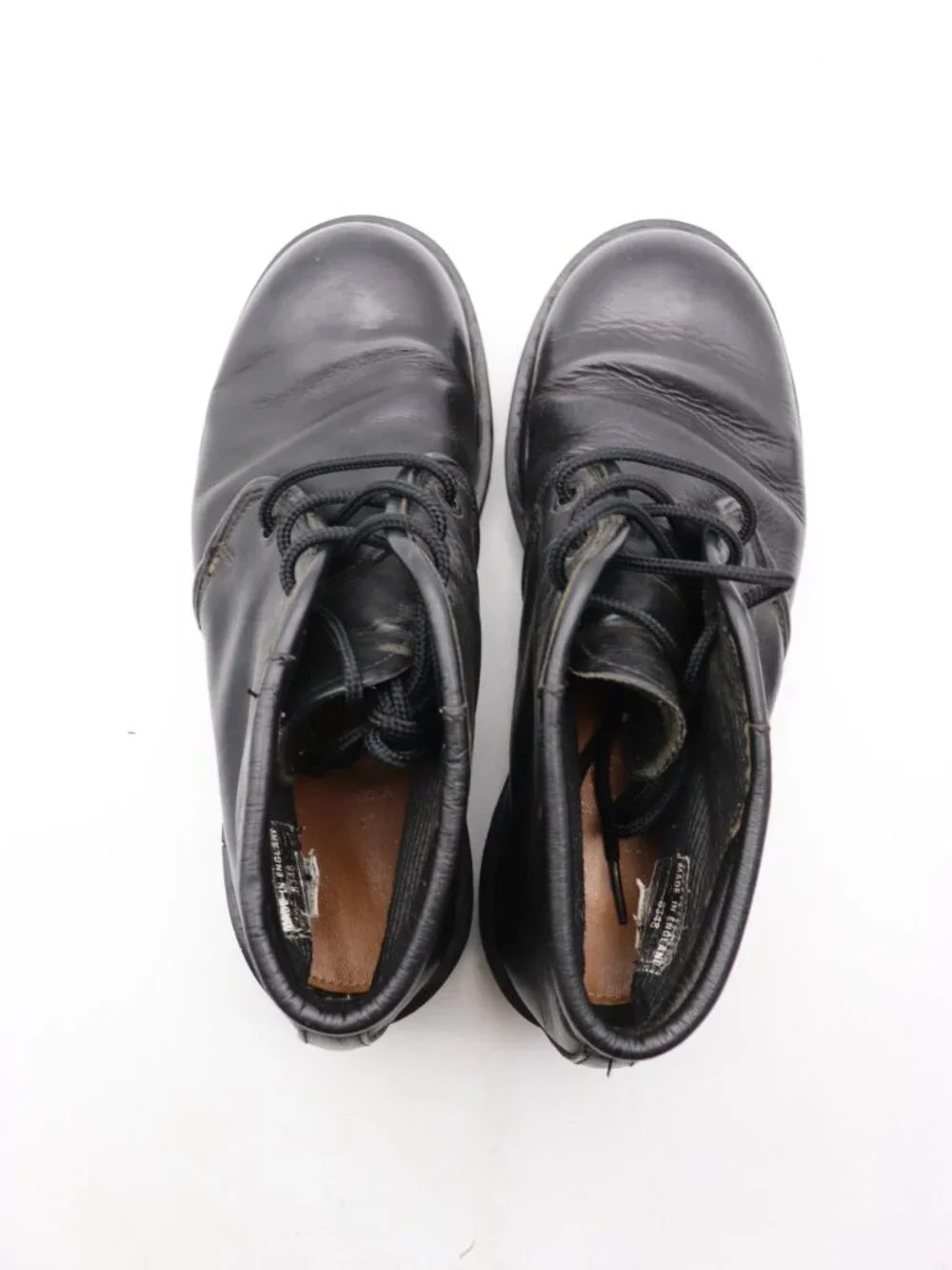 Vintage Doc Dr Martens 3 Eye Men's UK 9 US 10 Boot Chukka Black Leather England